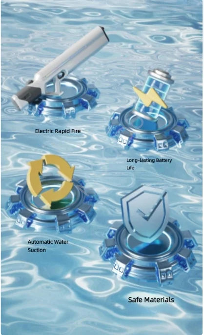 Summer Electric Water Gun Pool Battle Shooting Toy